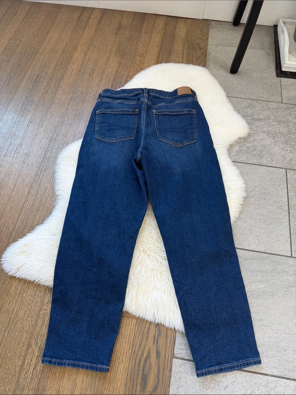 American Eagle Outfitters women Dark Blue Relaxed Jeans